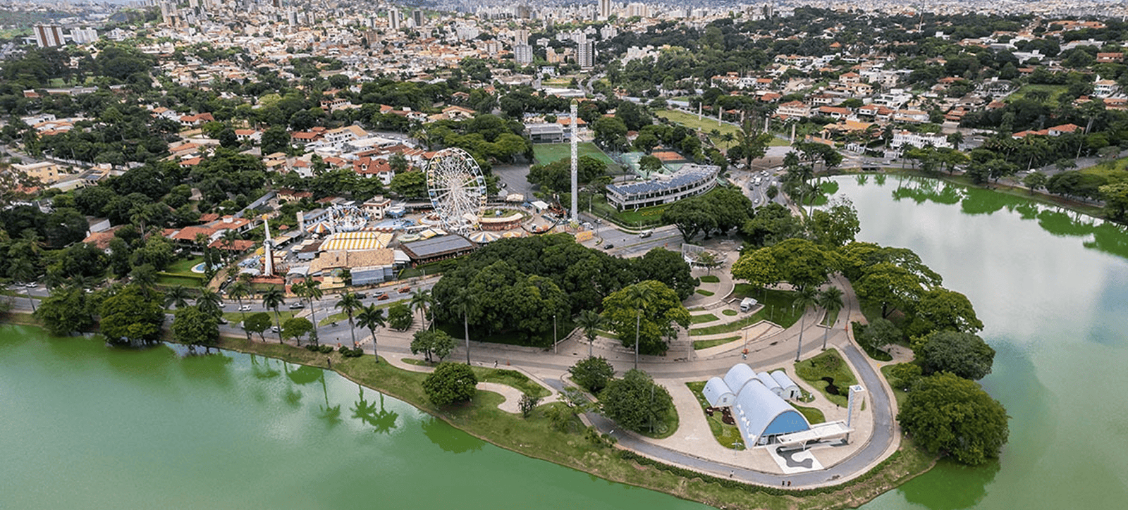 Região da Pampulha em BH — UFMG, pesquisa e desenvolvimento técnico
