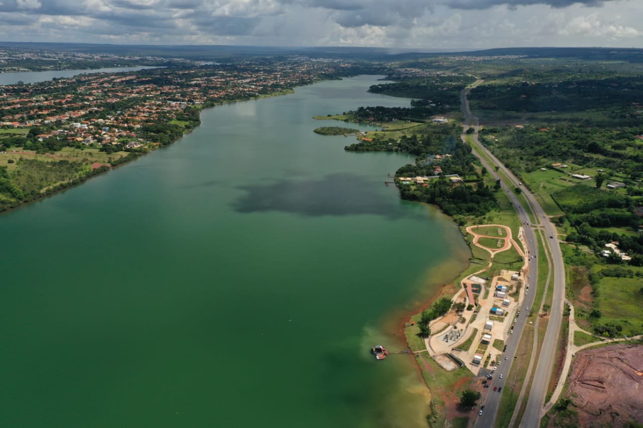 Vista do Lago Norte, uma das regiões mais tranquilas do Distrito Federal
